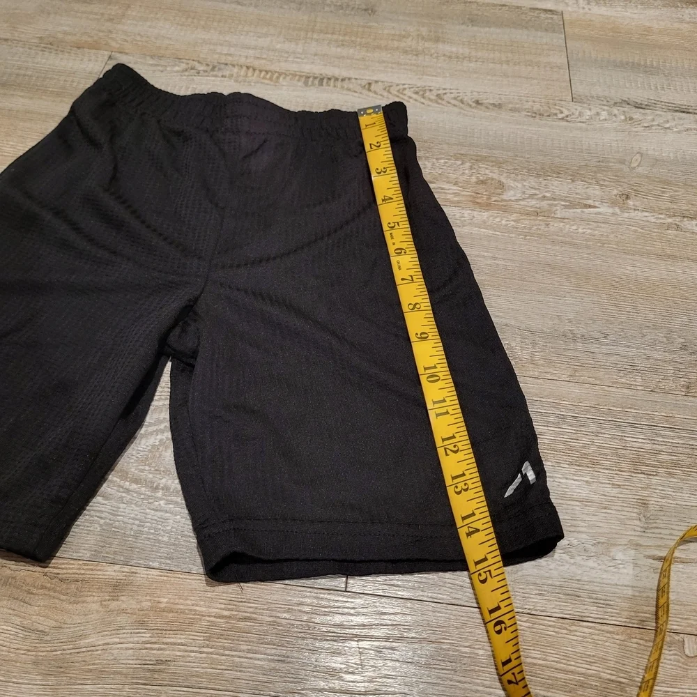 Alive Kid Boy Basketball Active Wear Shorts Black White Boys Size 7 - Picture 4 of 5